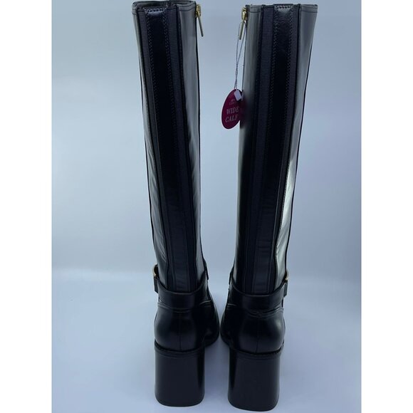 New Vince Camuto Wide Calf Black Sangeti Tall Boots Size 9 - Picture 6 of 9